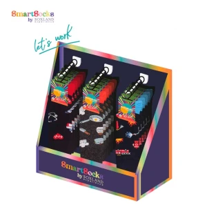 Calcet&iacute;n hombre algod&oacute;n expositor 18 happy socks
