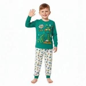 Pijama infantil estampado dinosaurios
