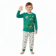 Pijama infantil estampado dinosaurios