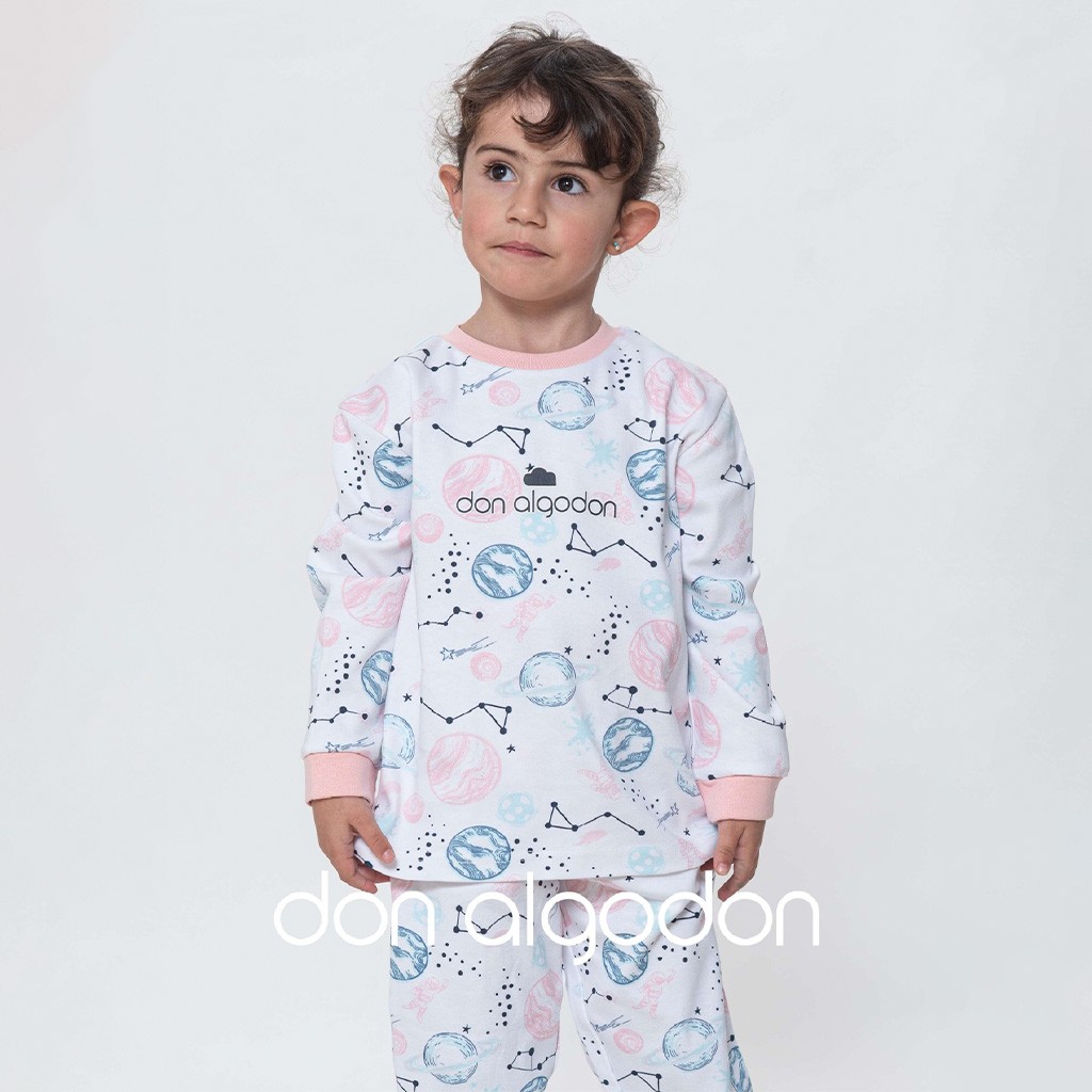 Pijama niña algodón estampado