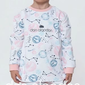 Pijama ni&ntilde;a algod&oacute;n estampado