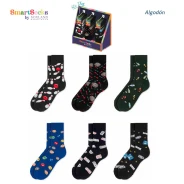Calcet&iacute;n algod&oacute;n expositor 18 happy socks play