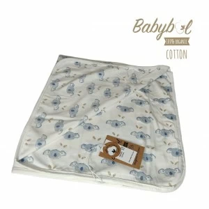 Arrullo beb&eacute; tejido algod&oacute;n estampado Koala