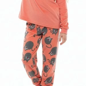 Pijama largo juvenil estampado gatitos