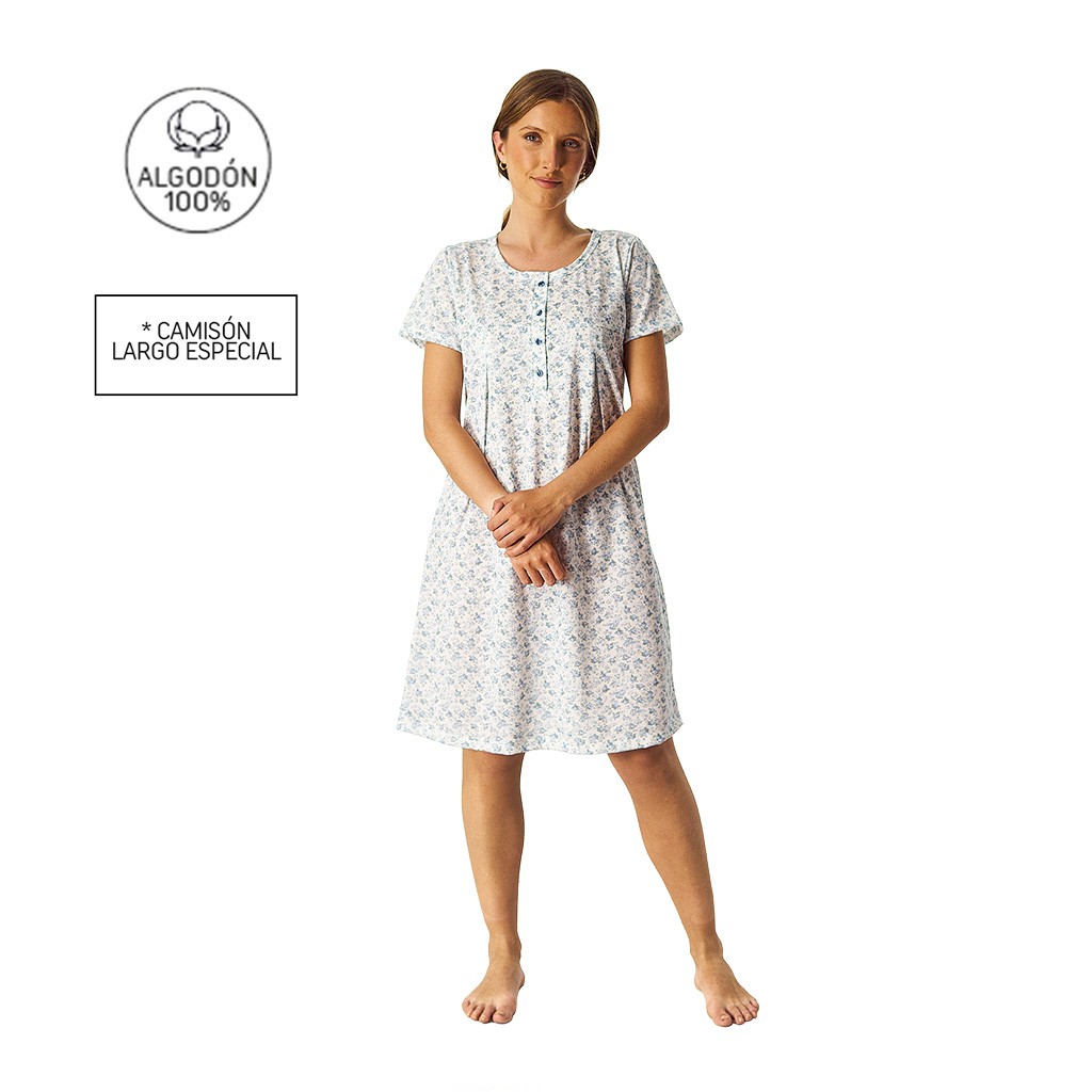 Camis&oacute;n manga corta mujer algod&oacute;n