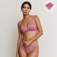 Conjunto lencer&iacute;a mujer copas triangulo