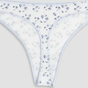 Tanga mujer algod&oacute;n en pack de 3 estampadas
