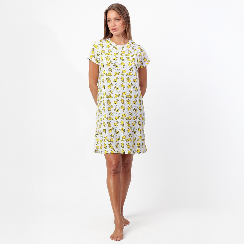 Camis&oacute;n mujer manga corta estampado Woodstock