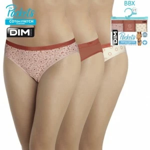 Braga bikini cinturilla goma pack 3 Les Pockets