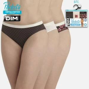 Braga bikini cinturilla goma pack 3 Les Pockets