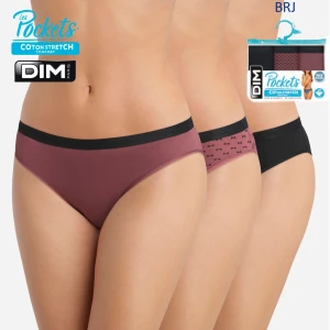 Braga bikini cinturilla goma pack 3 Les Pockets