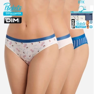 Braga bikini cinturilla goma pack 3 Les Pockets
