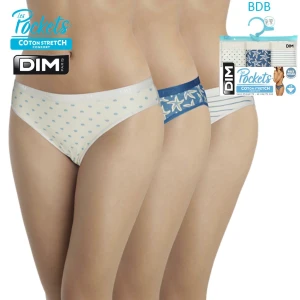 Braga bikini cinturilla goma pack 3 Les Pockets