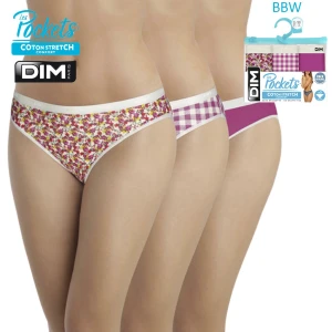 Braga bikini cinturilla goma pack 3 Les Pockets