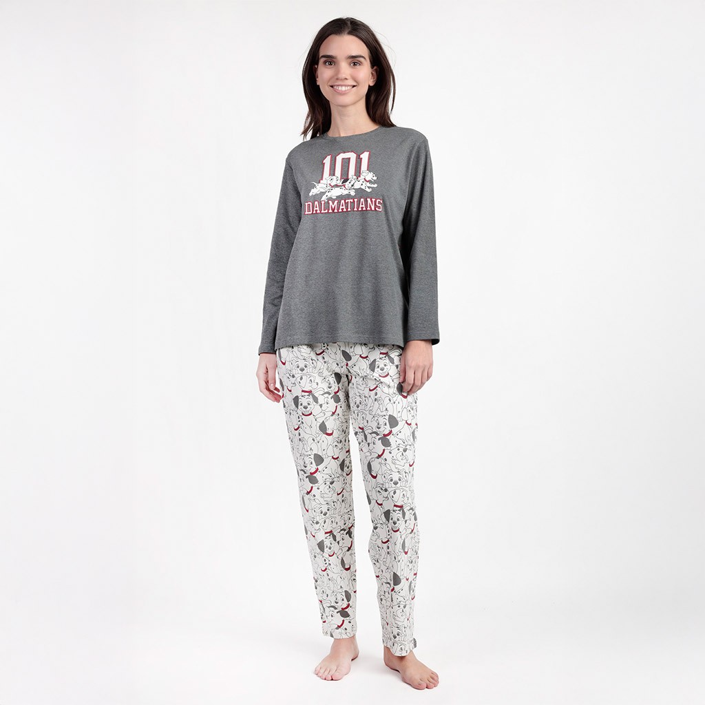 Pijama mujer manga larga 101 Dalmatas