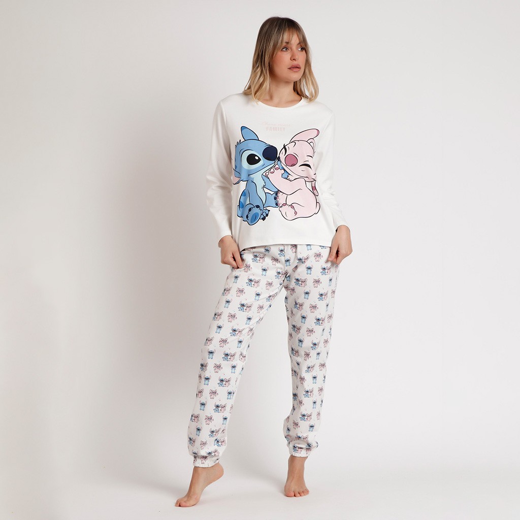 Pijama mujer estampado Stitch Disney