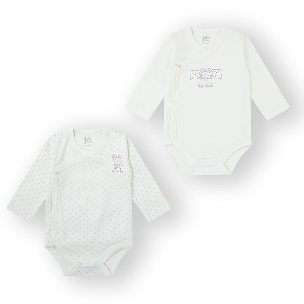 Body bebe pack 2 manga larga