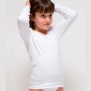 Camiseta lisa manga larga l&iacute;nea Termal