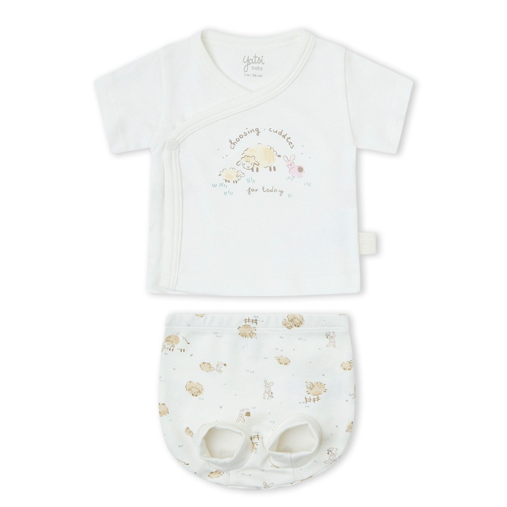 Conjunto interior beb&eacute; manga corta