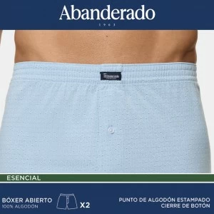 B&oacute;xer abierto de algod&oacute;n&nbsp;pack 2 estampados