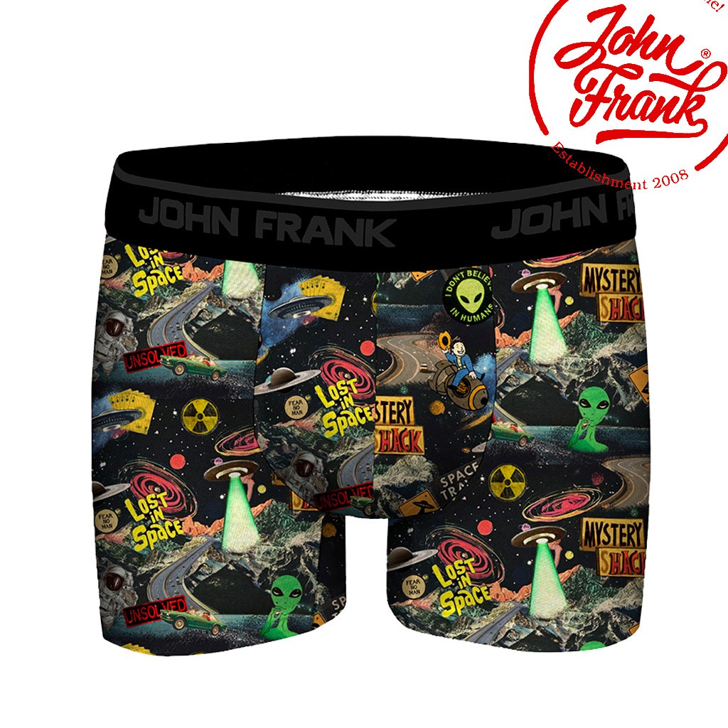 Boxer digital print micro modal lost in space