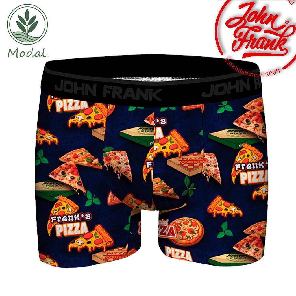Boxer digital micromodal estampado pizza