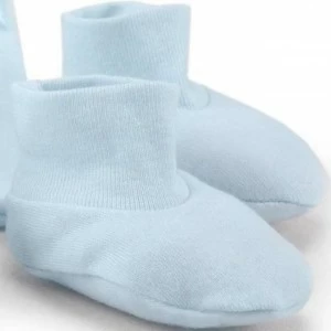 Juego gorro manoplas y patucos en bolsita algod&oacute;n