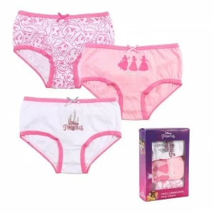 Braga ni&ntilde;a algod&oacute;n pack x3 estampado princesas