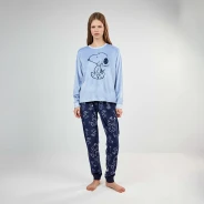 Pijama algod&oacute;n mujer estampado Snoopy