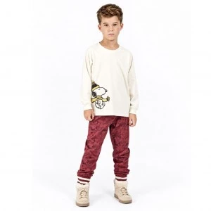 Pijama algod&oacute;n ni&ntilde;o estampado Sno&ograve;py