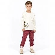 Pijama algod&oacute;n ni&ntilde;o estampado Sno&ograve;py