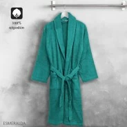 Albornoz Unisex de rizo Americano 100 % Algod&oacute;n