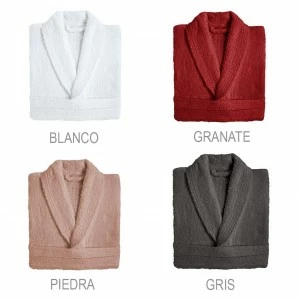 Albornoz Unisex de rizo Americano 100 % Algod&oacute;n