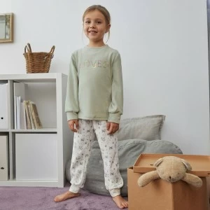Pijama infantil ni&ntilde;a manga larga Loved