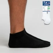 Calce&iacute;n invisible hombre algod&oacute;n blister 3 pares