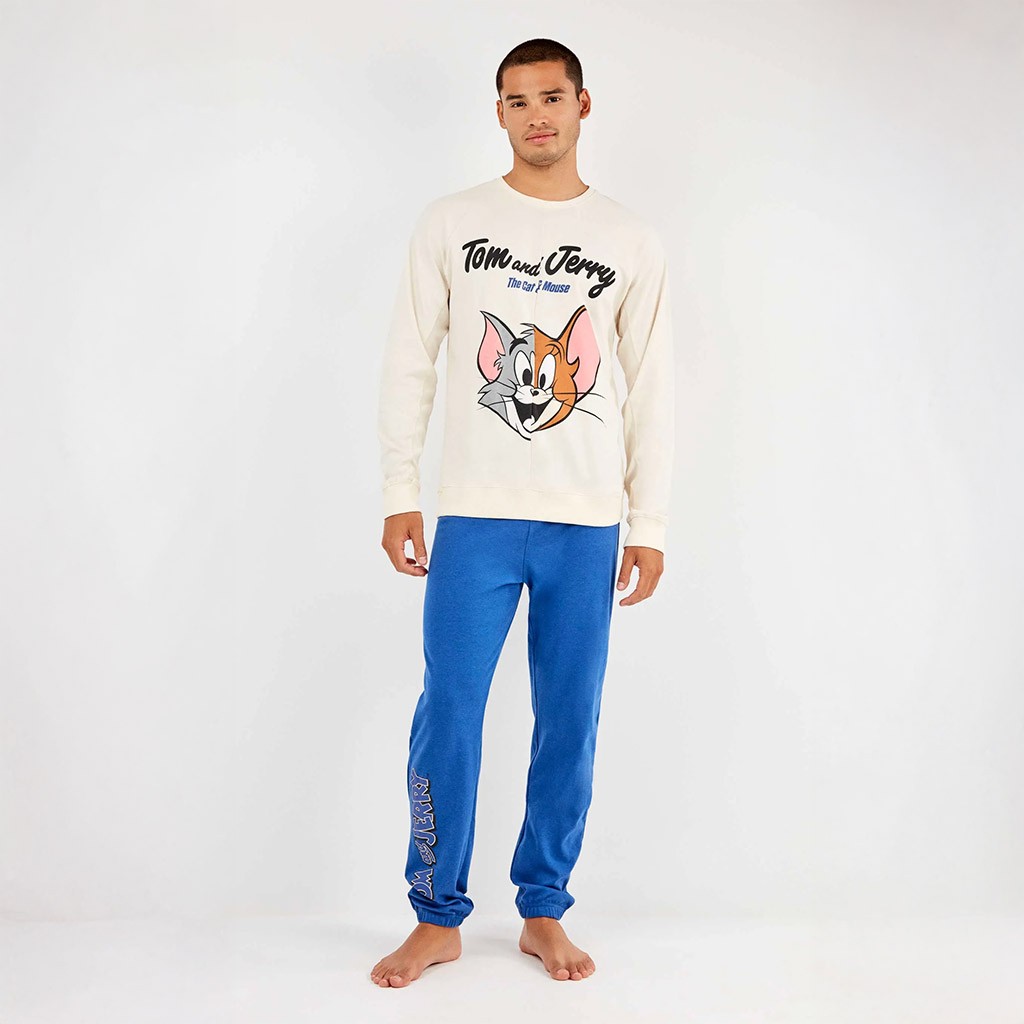 Pijama hombre algodón Tom y Jerry