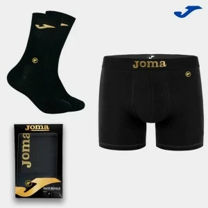 Estuche regalo Lux b&oacute;xer y calcetin bordados