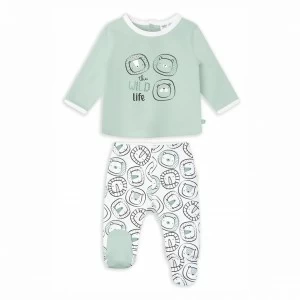 Conjunto beb&eacute; manga larga algod&oacute;n
