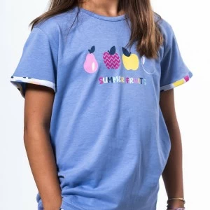Pijama infantil ni&ntilde;a manga corta summer fruits