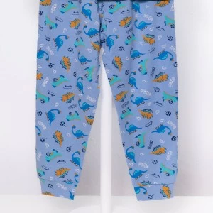 Pijama largo ni&ntilde;o algod&oacute;n estampado