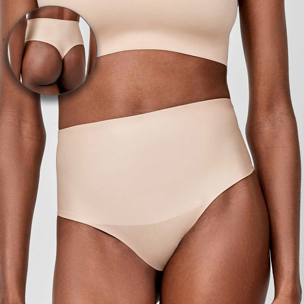 Faja tanga alta efecto moldeador y reductor 