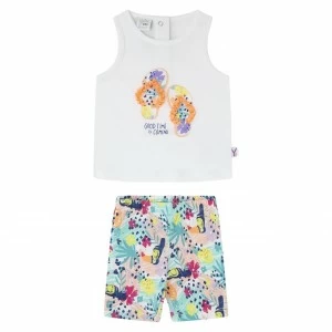 Conjunto beb&eacute; dos piezas estampado