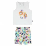 Conjunto beb&eacute; dos piezas estampado