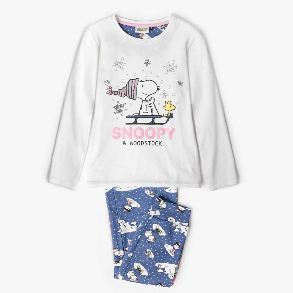 Pijama manga larga infantil Snoopy