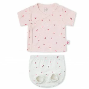 Conjunto interior beb&eacute; manga corta estampado