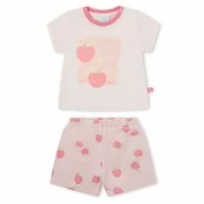 Pijama manga corta beb&eacute; fresas