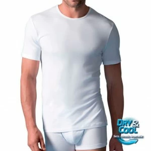 Camiseta cuello caja manga corta l&iacute;nea Dry&cool