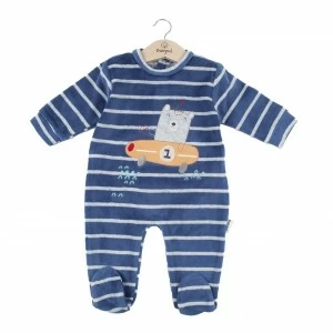 Pijama beb&eacute; cuerpo entero rayas
