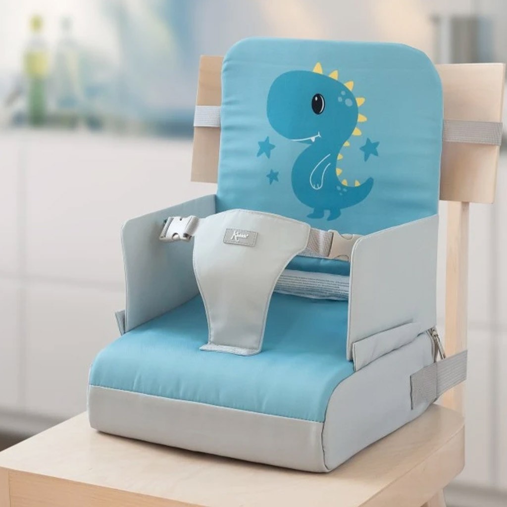 Trona plegable viaje bebe coleccion dino celeste