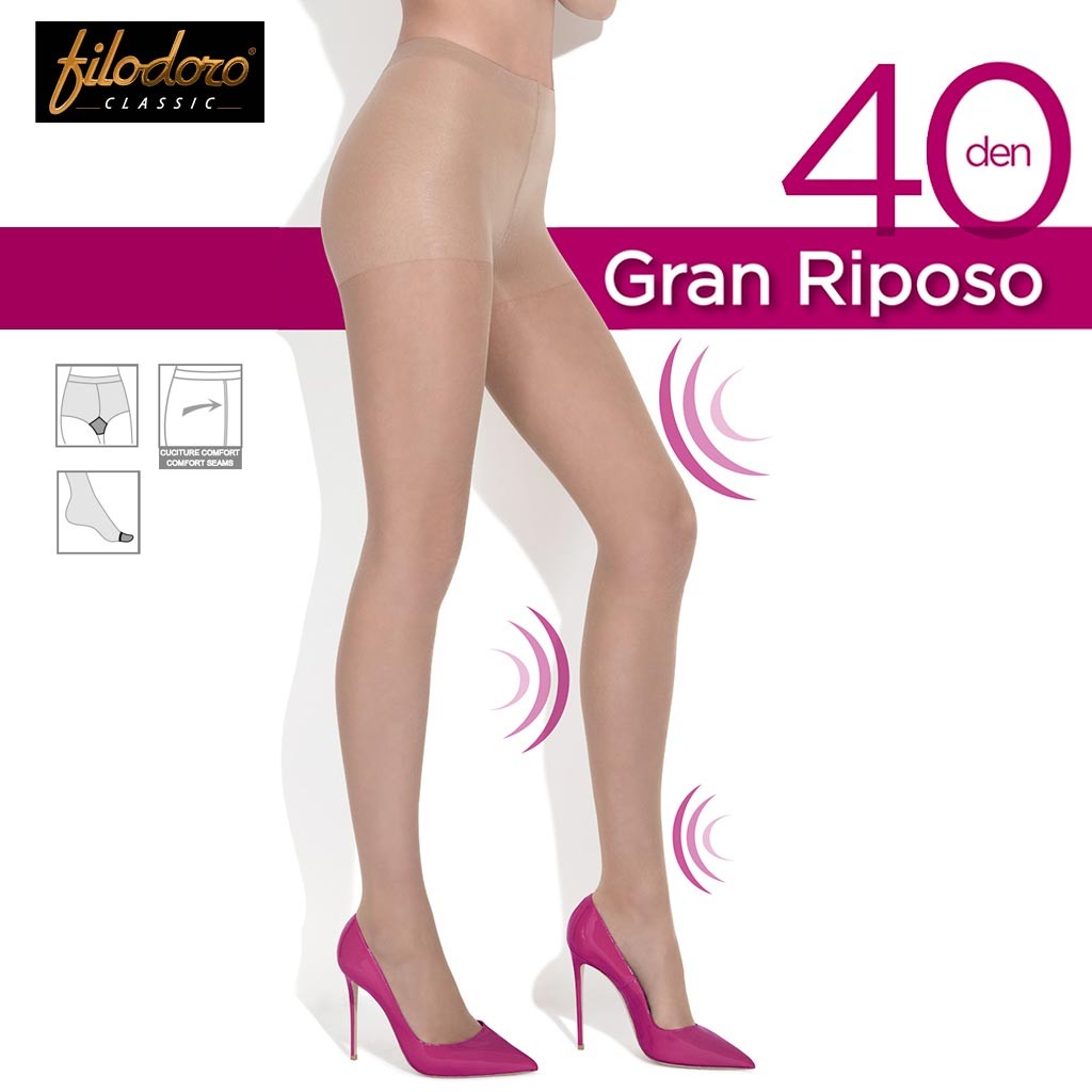 Panty 40 den semimate descanso Gran Riposo 40